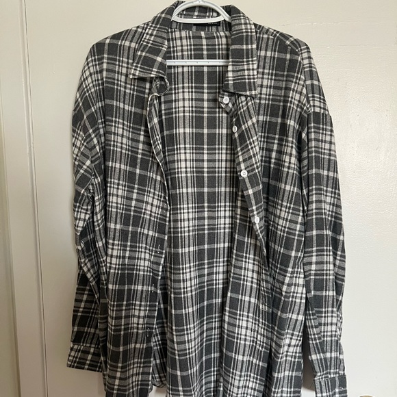 SHEIN Tops - Shein Flannel Shirt